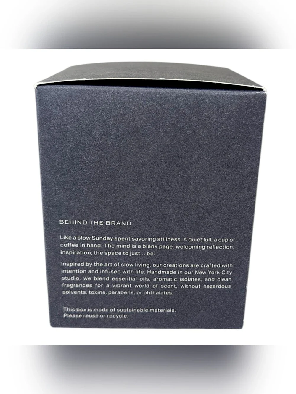 NEW Sunday Edition Candle Ash Scented Coconut Soy Wax 9 oz Handmade Neroli Rose